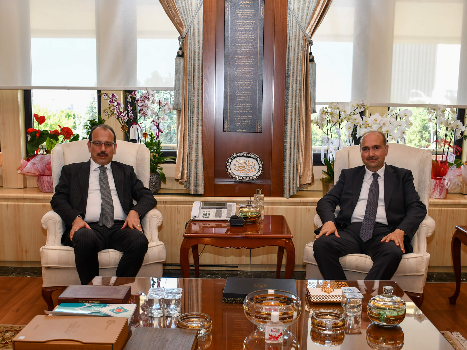 Sayıştay Başkanı Metin YENER’i, Milli Saraylar Başkanı Dr. Yasin YILDIZ Ziyaret Etti